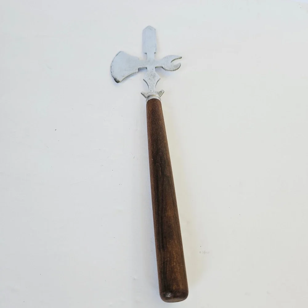 Vintage Japan Halberd Battle Axe Letter Opener Bottle Opener Medieval Gothic